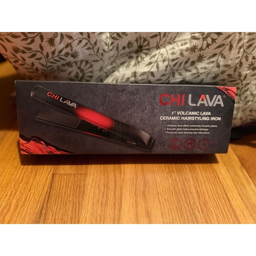 NEW - CHI LAVA 1" Volcanic Lava Ceramic Hairstyling Iron